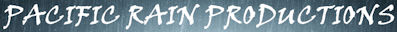 Pacific Rain Productions Menu Logo